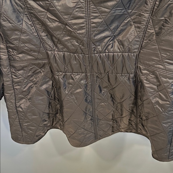 Barbour Cavalry Polarquilt Jacket Size 4 Black - Picture 8 of 8